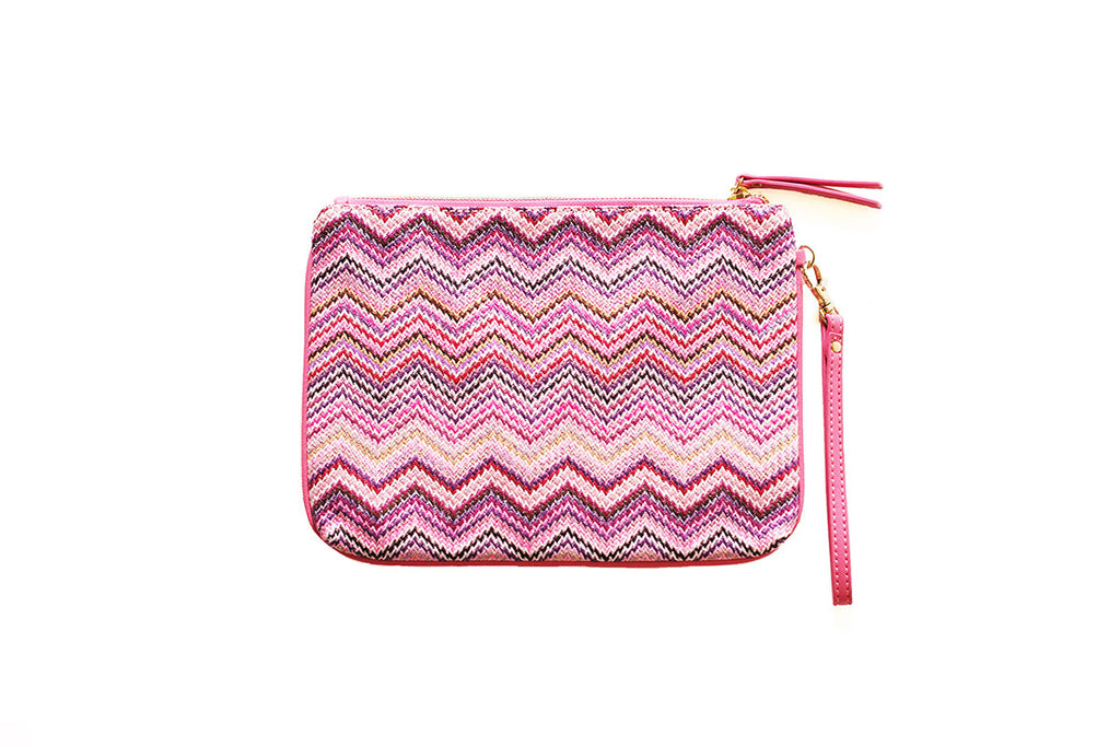 MAKARON pouch in pink shades